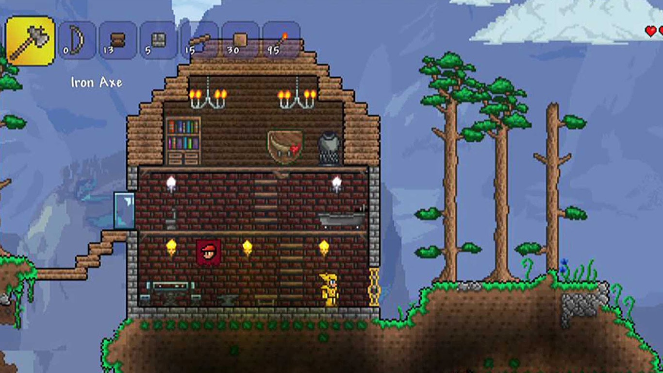 Minecraft 2d minecraft terraria фото 8