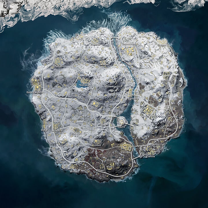 PUBG Vikendi Map
