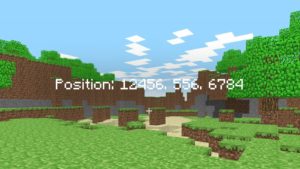 Show Coordinates in Minecraft
