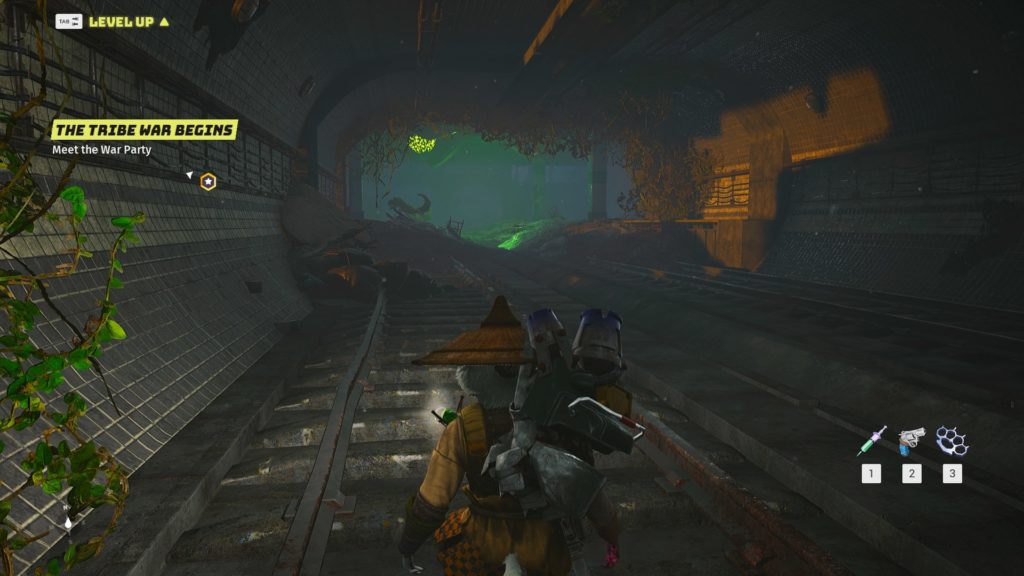 Biomutant Exploring a tunnel