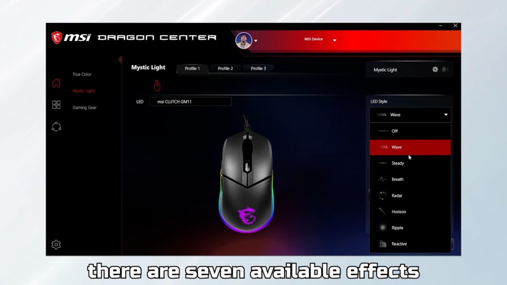 Clutch gm11 lighting customization