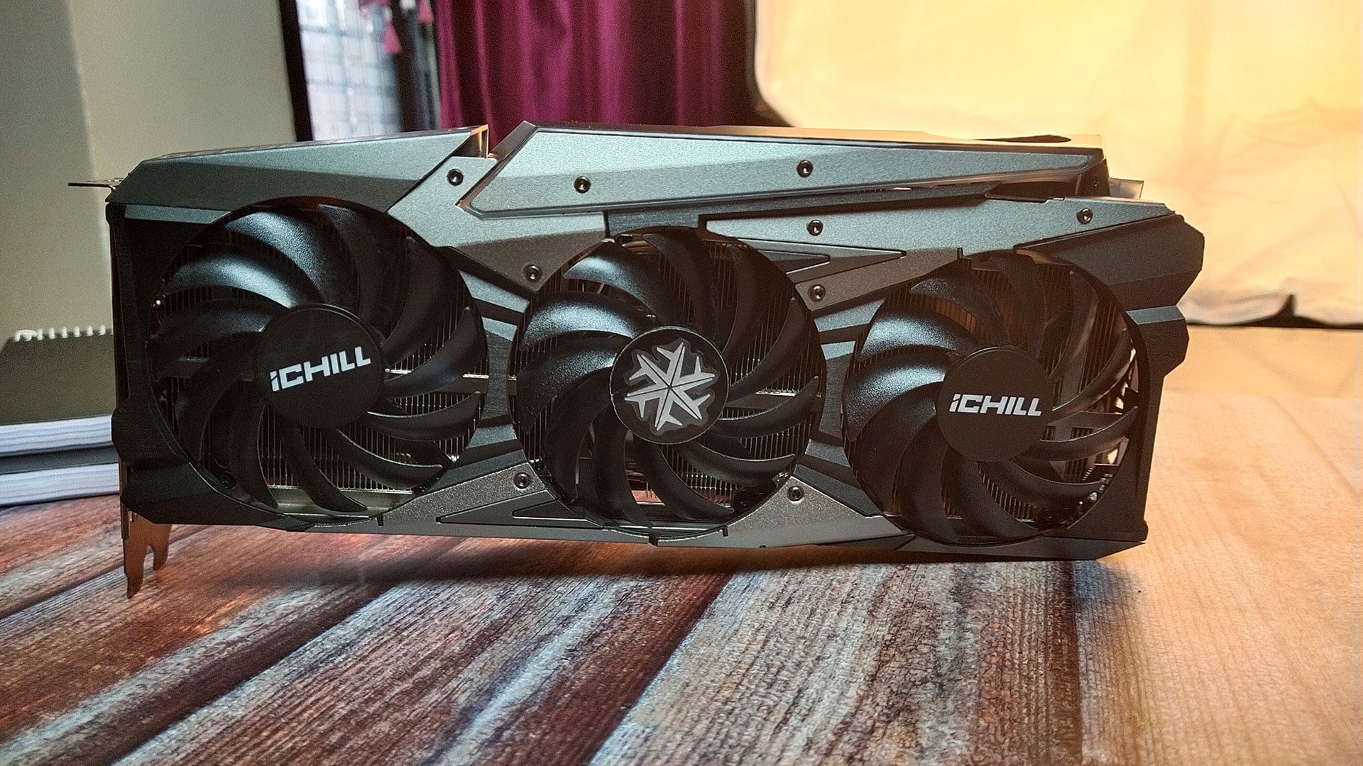 INNO3D iChill x4 RTX 3070 8GB on a Table