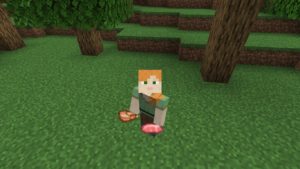 Eat in Minecraft