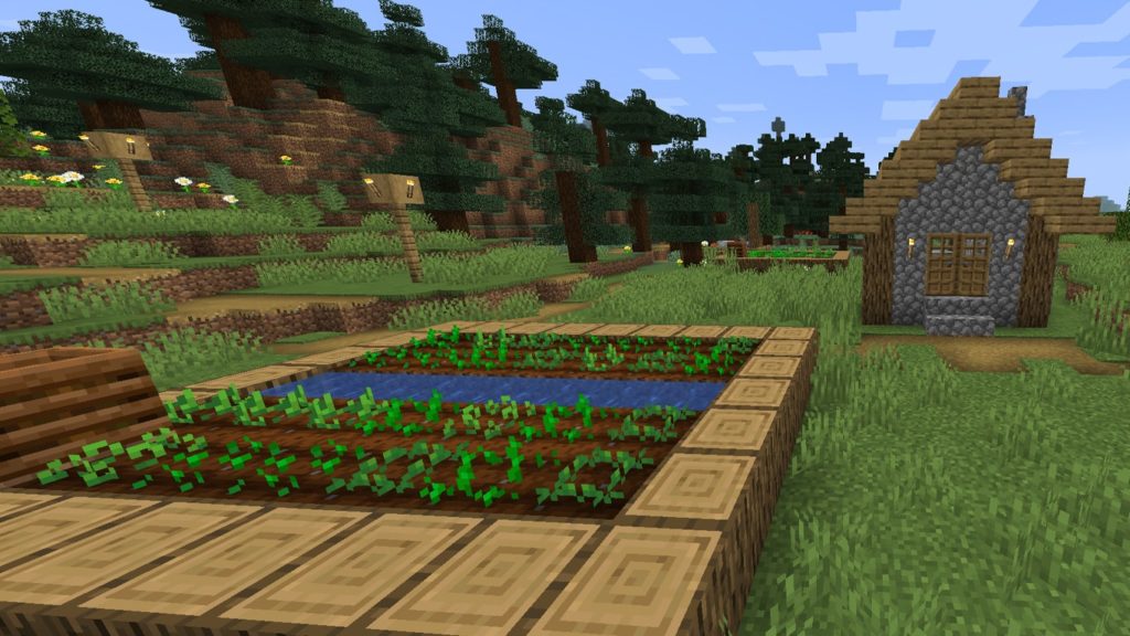 Farmhouse in Minecraft